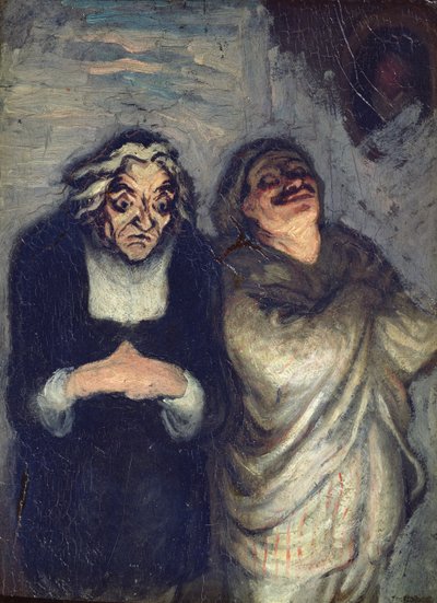 A Scapin or Comedy Scene by Honoré Daumier